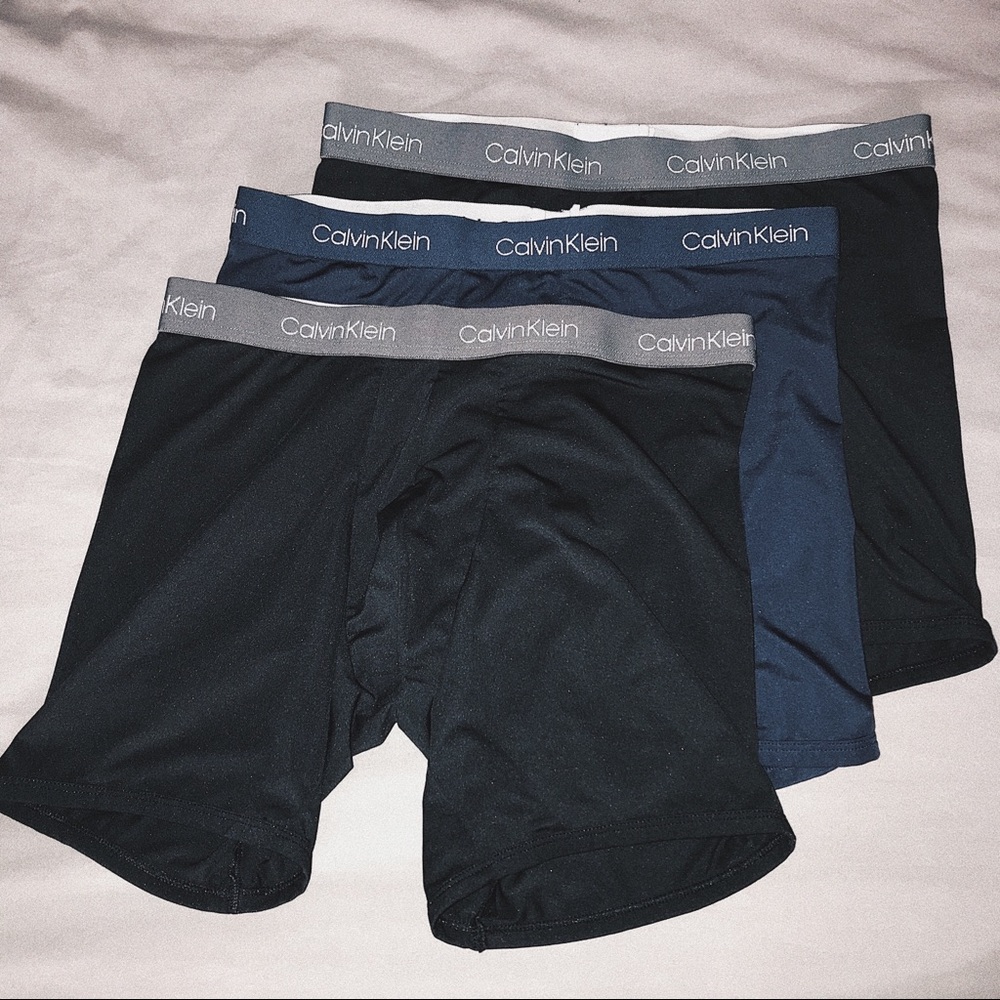 3 Pack Calvin Klein Microfiber Long Boxer Brief